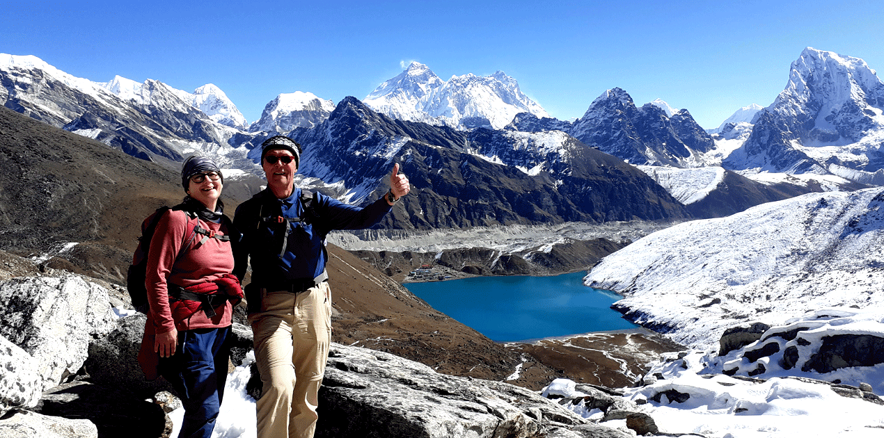 Gokyo lakes view from gokyo ri