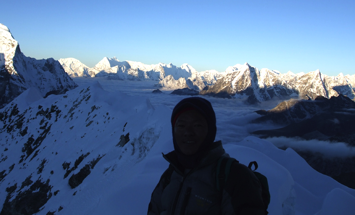 morning View from Island peak Summit