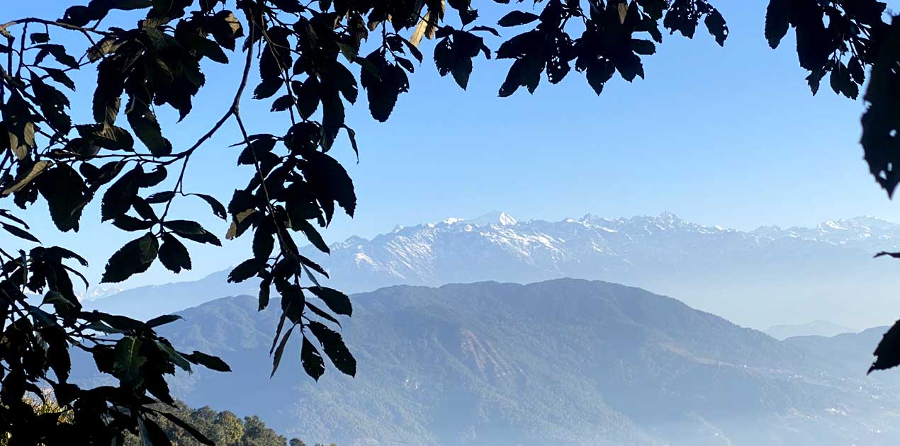 Langtang himalayan views from Nagarjun top