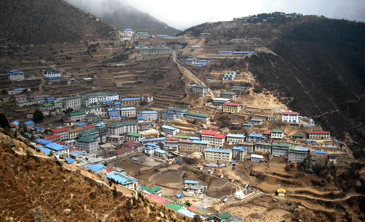 Namche Bazaar sherpa village