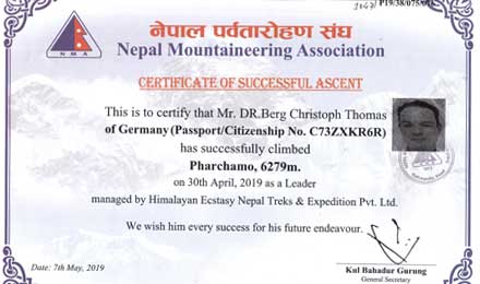 pharchamo summit certificate