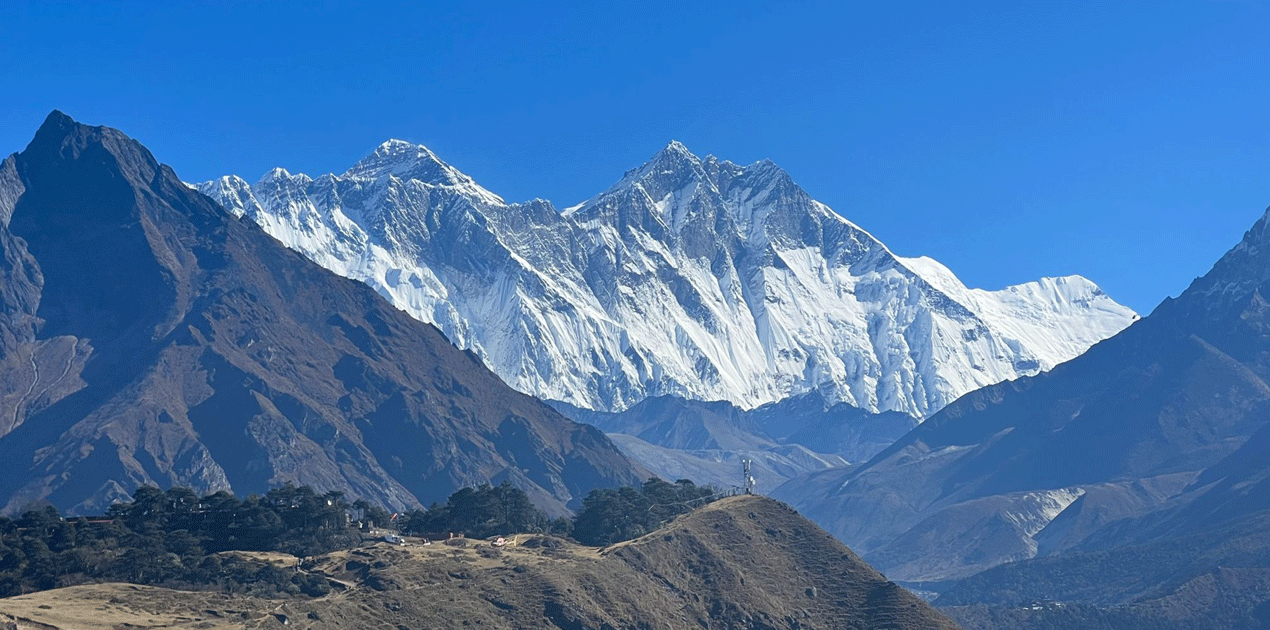 everes view from Everest hotel