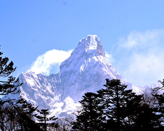 Everest View from Namche Bazaar