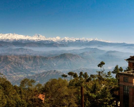 himalayas view from nagarkot