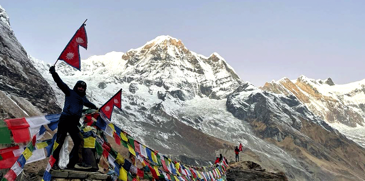 tent peak climbing