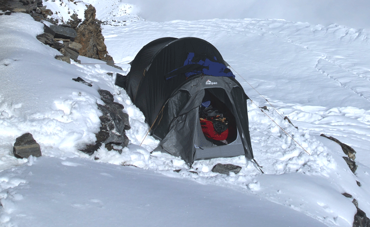 Mera peak from khare