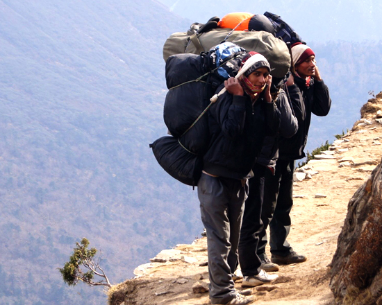 Porter from Lukla