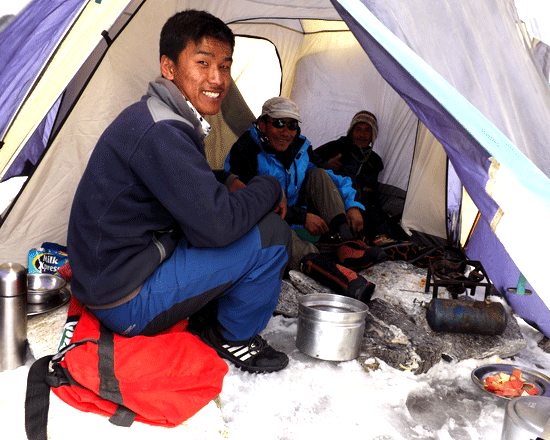 Lobuche peak Climbing arranges from Dingboche