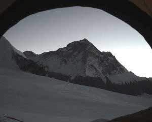 Makalu views from tent