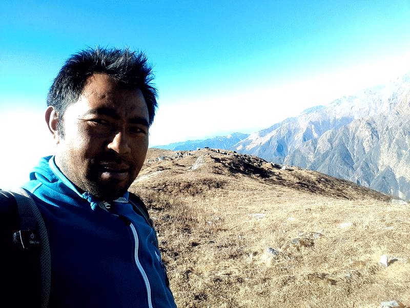 Mardi Himal Base Camp view 