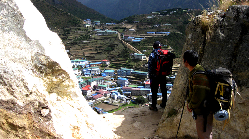Namche-bazaar Namche bazaar beautiful town
