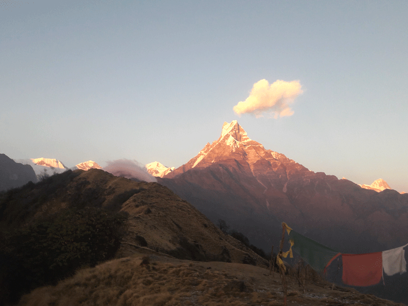 best view  Mardi himal base camp 