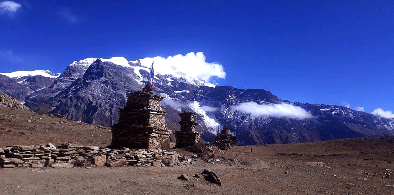 view from Kang La Pass