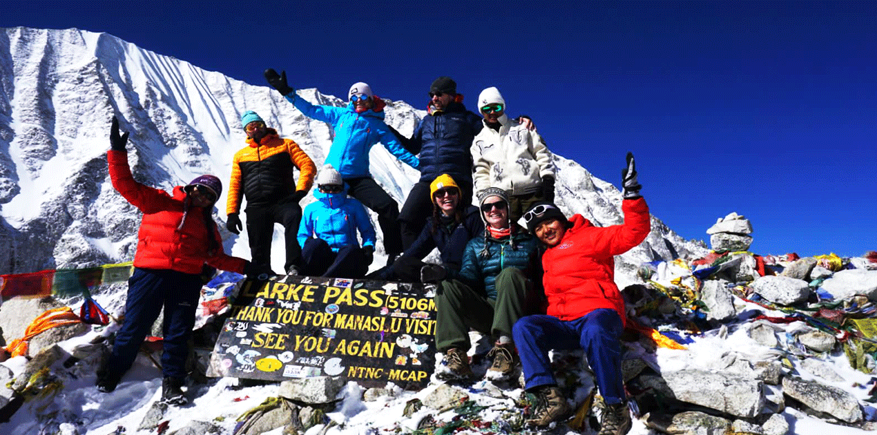 Larke pass of Manaslu