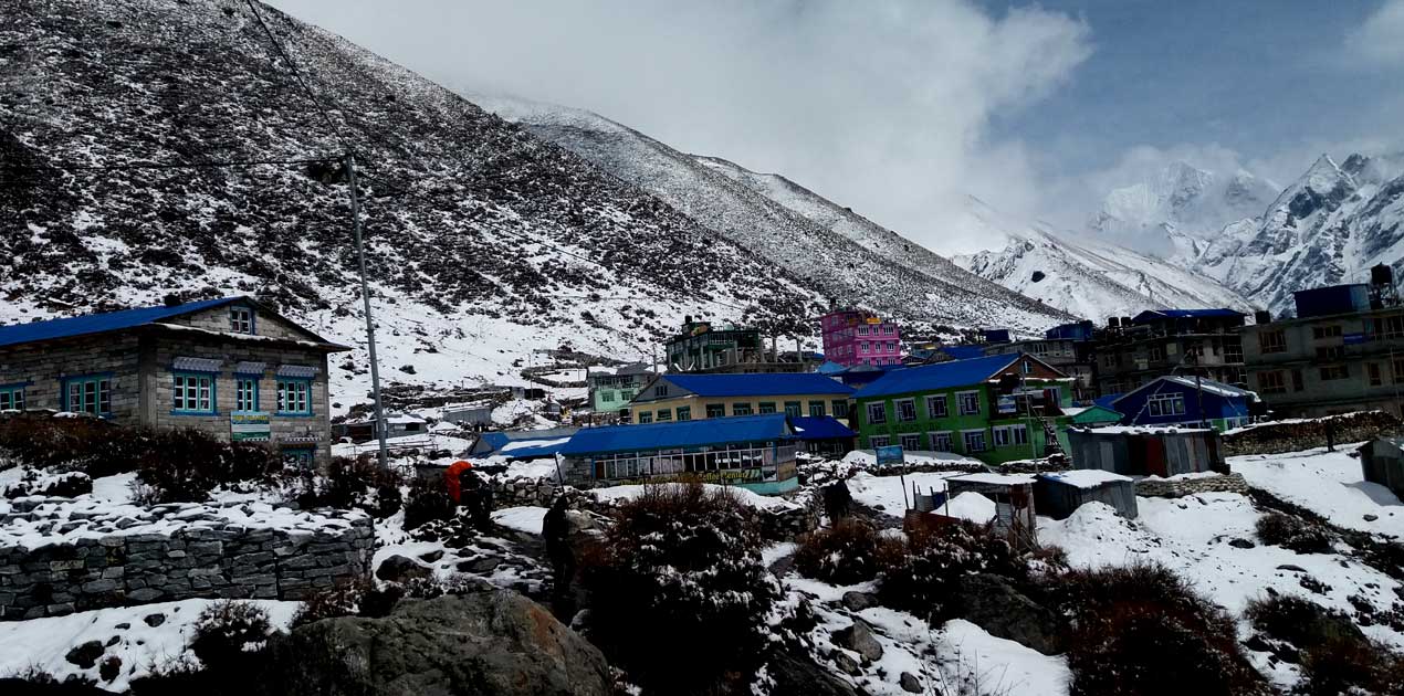 Kyanjing gompa tea house