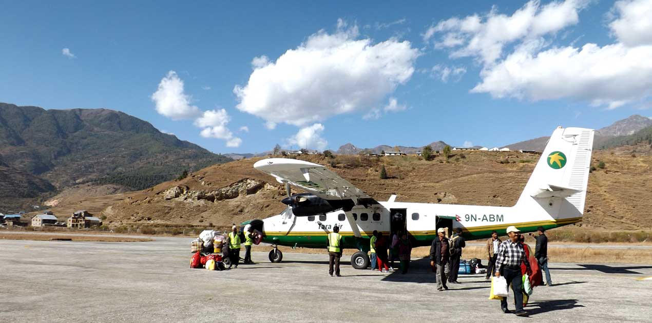 Tara air in Rara Talcha airport