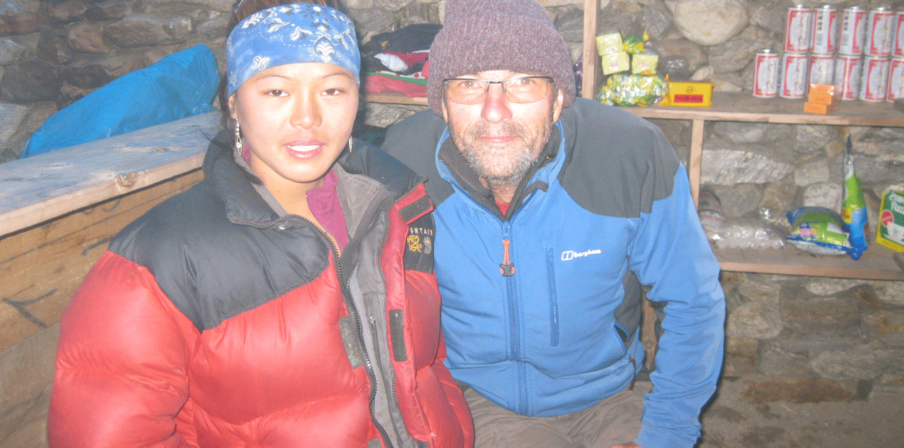 doma sherpa from makalu base camp