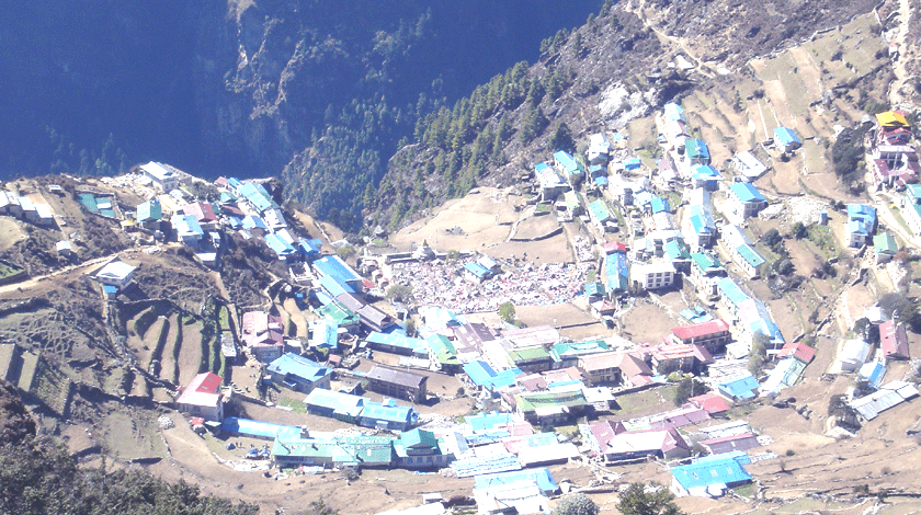 namche-bazzar Namche bazaar