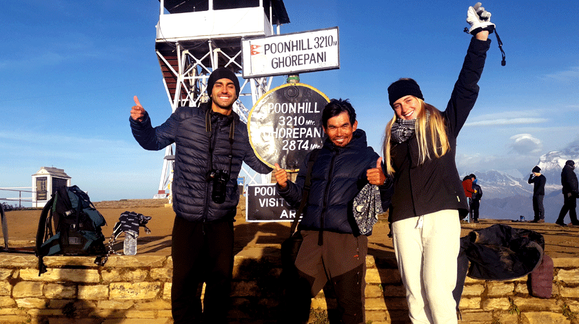 Poon-Hill-Distance Pokhara to Poon Hill Distance