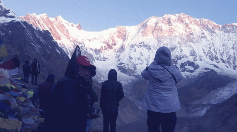 Annapurna base camp Distance
