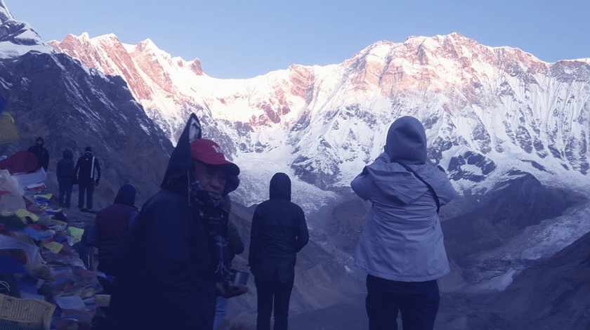 Pokhara to Annapurna base camp Distance