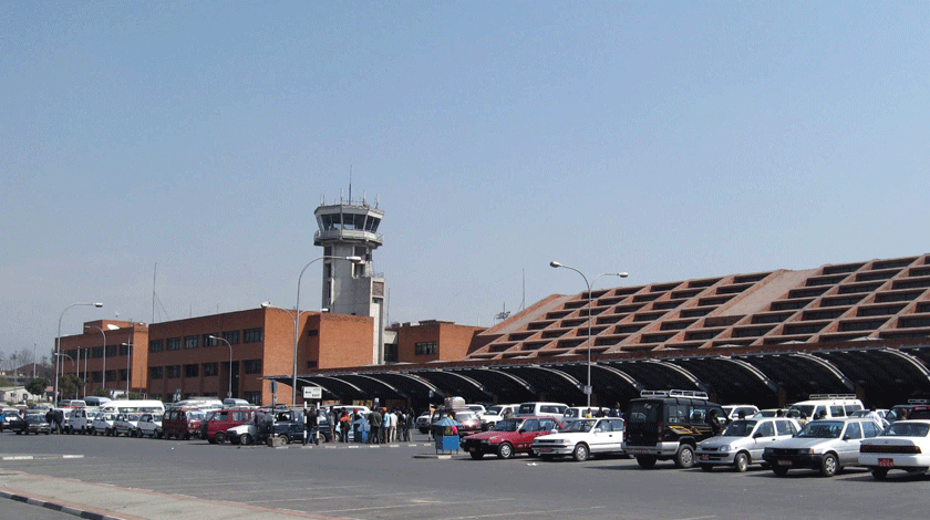 Tribhuvasn-internationsl-ai Tribhuvan international airport on arrival visa