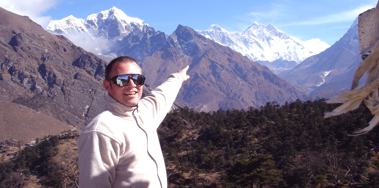 mt Everest from Everest views lodge