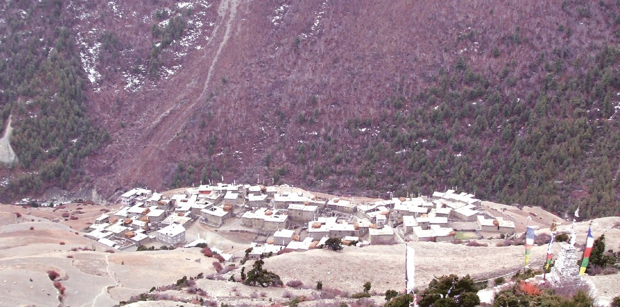 Khangsar village