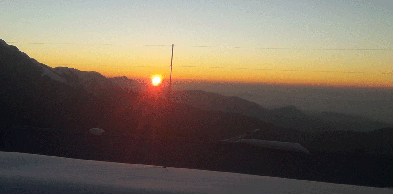sunrise view from mardi himal trek