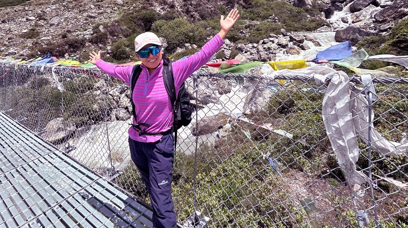 Female guide Diku Sherpa 