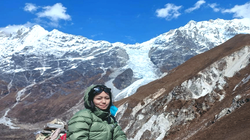 Puja Karki female trekking guide