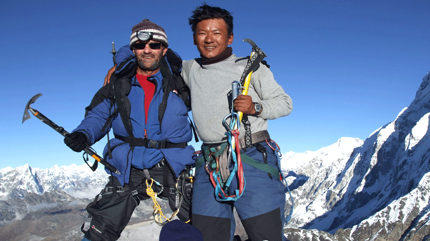 Himal Ghale on the Island peak