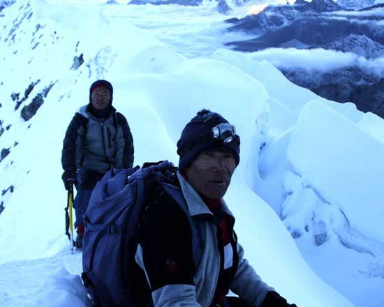 Peak climbing in Nepal
