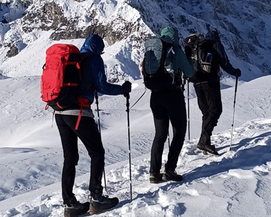 larke peak climbing