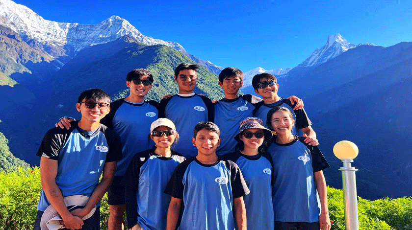 Mountain view from Chhomrong village