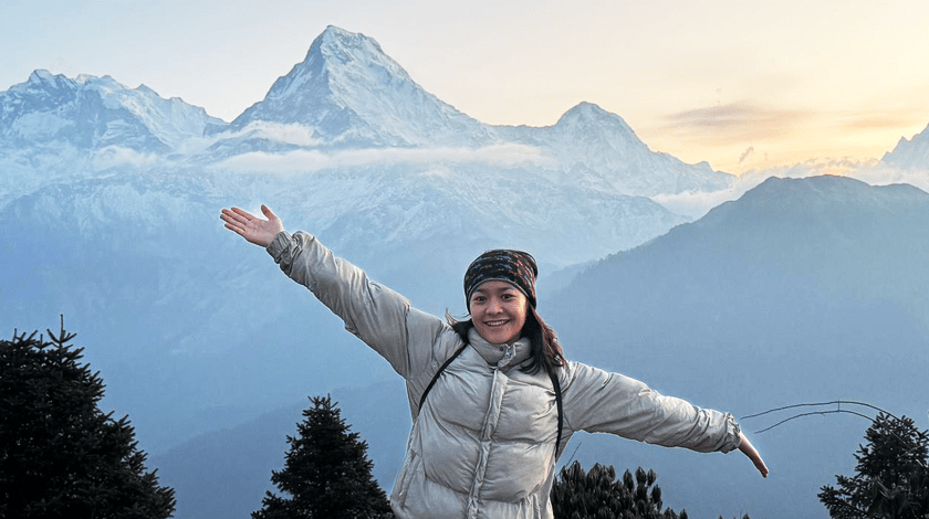 Female guide Pabitra Tamang 