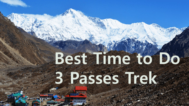 Best Time to Do Three Passes Trek