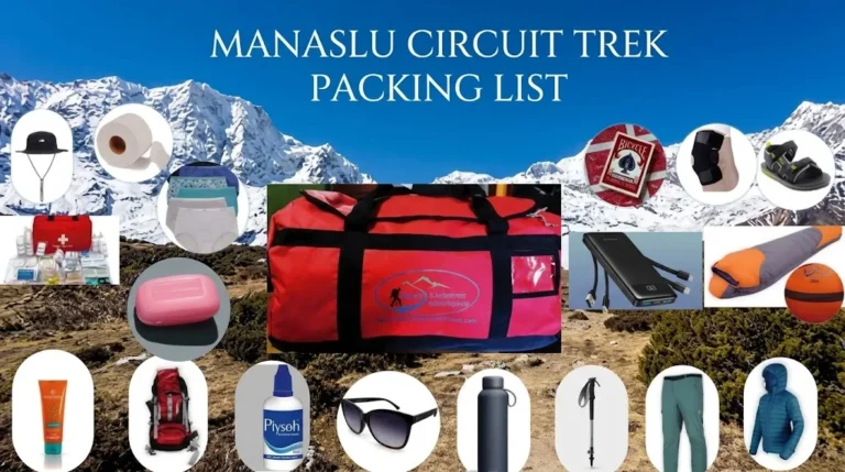 Manaslu Circuit Trek Packing List