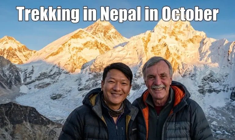 Trekking in Nepal in October